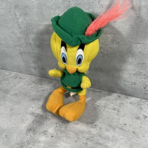Vintage Tweety 9" Plush Bird‎ Robin Hood 1997 Looney Tunes Warner Bros